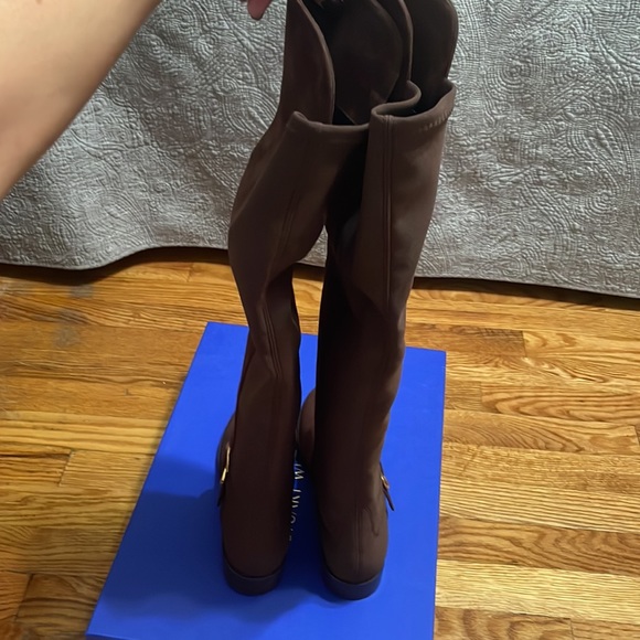 Stuart Weitzman 5050 Siella Boot Brown Suede Size 6 - Picture 6 of 12